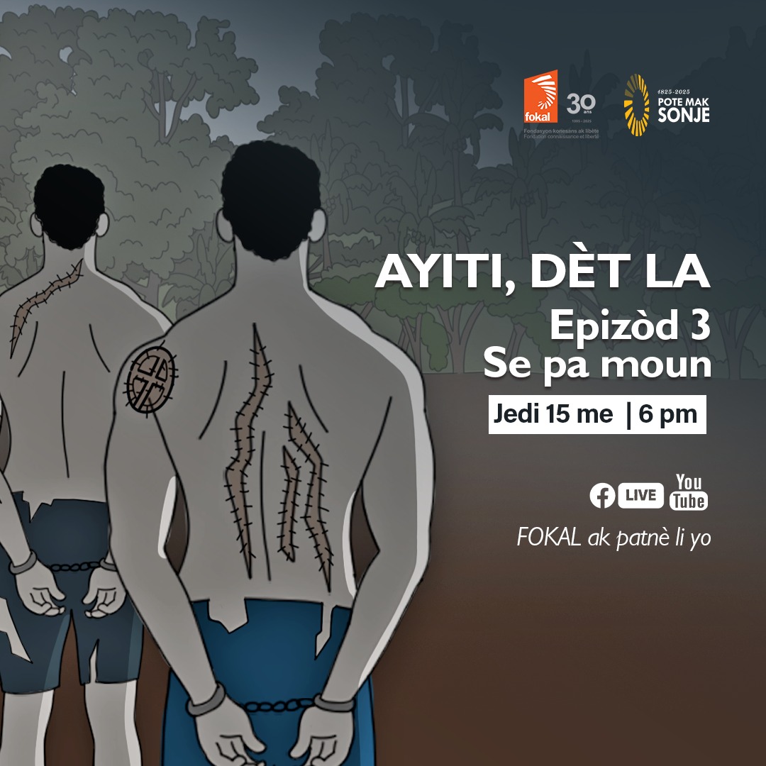 Bonjou. 🌞
N ap vanse ak 3zyèm epizòd wèbseri *AYITI, DÈT LA ki gen kòm tit "Se pa moun".* bit.ly/434mN3j