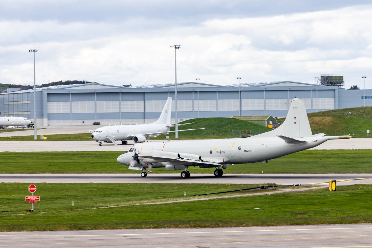 We recently hosted the German Navy's P-3C for Exercise DYNAMIC MONGOOSE. 

This is one of the last times we will welcome this specific aircraft for an exercise, as the German's will be transitioning to the P-8A later this year 🇩🇪🇬🇧

#MaritimeMonday