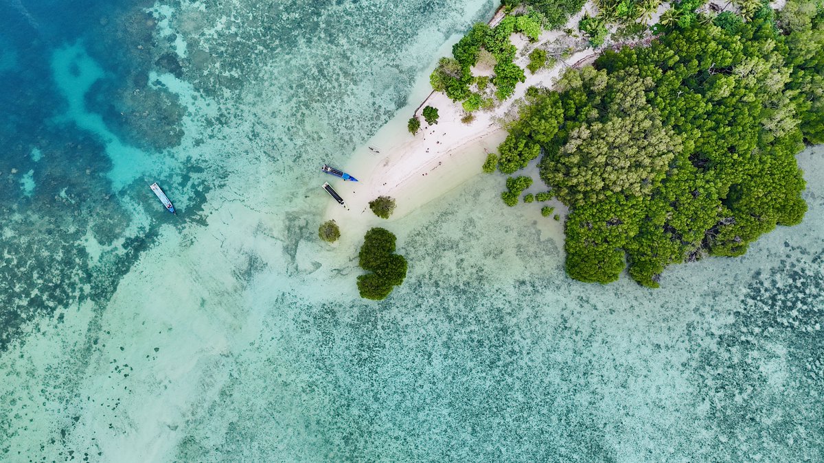 traveloka's tweet image. Butuh liburan singkat tapi feels-nya kayak di luar negeri?
Cobain sekali-kali ke sini deh: Pulau Pahawang, hidden gem-nya Lampung! 🏝️

Pantainya bersih, airnya sebening kaca, pasir putihnya halus dan suasananya belum ramai. Vibes-nya tuh kayak Maldives versi lokal! 🥹