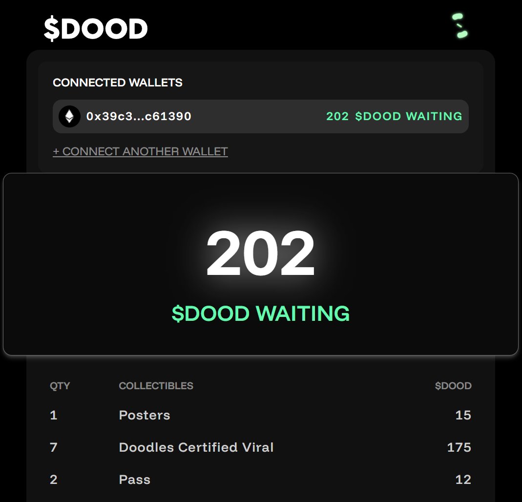 事前登録 Doodles $dood エアドロップへの事前登録 

🪂こちらへ dood.doodIes.io
🪂EVMとSolanaウォレットを接続します。
🪂下にスクロールし、割り当てを受け取りたいSolanaウォレットをリンクします。

0 $doodと表示されていても
登録する

ソラナチェッカーはまだ出ていません。