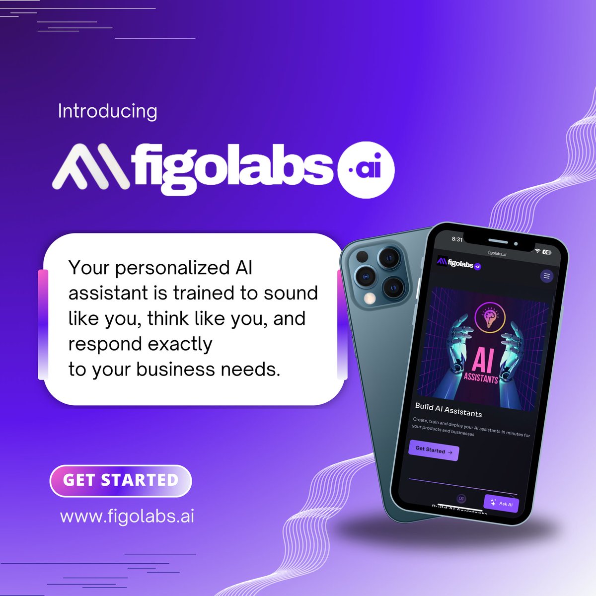 figoAILabs's tweet photo. Introducing FigoAI
Your personalized AI assistant, built to think like you, sound like you, and serve your business 24/7. From handling inquiries to closing sales, it’s the silent team member you didn’t know you needed.
#AIForBusiness #DigitalTransformation #BusinessAutomation https://t.co/LPyRRjkFjR