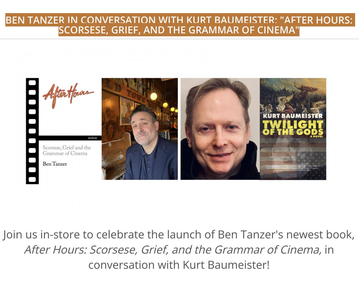 Ignatius Valentine Aloysius (@ignatius2u) on Twitter photo A shout out for a man of talents, author extraordinaire, & soulful facilitator for writers, my friend <a href="/BenTanzer/">Ben Tanzer</a>. Congrats on your new book! 👏😍🔥 Ben will be in-conversation <a href="/BookCellar/">Book Cellar</a> Chicago on Thu. May 8th w/ <a href="/KurtBaumeister/">Kurt Baumeister</a>. Register here: bookcellarinc.com/ben-tanzer-con… A shout out for a man of talents, author extraordinaire, & soulful facilitator for writers, my friend <a href="/BenTanzer/">Ben Tanzer</a>. Congrats on your new book! 👏😍🔥 Ben will be in-conversation <a href="/BookCellar/">Book Cellar</a> Chicago on Thu. May 8th w/ <a href="/KurtBaumeister/">Kurt Baumeister</a>. Register here: bookcellarinc.com/ben-tanzer-con…