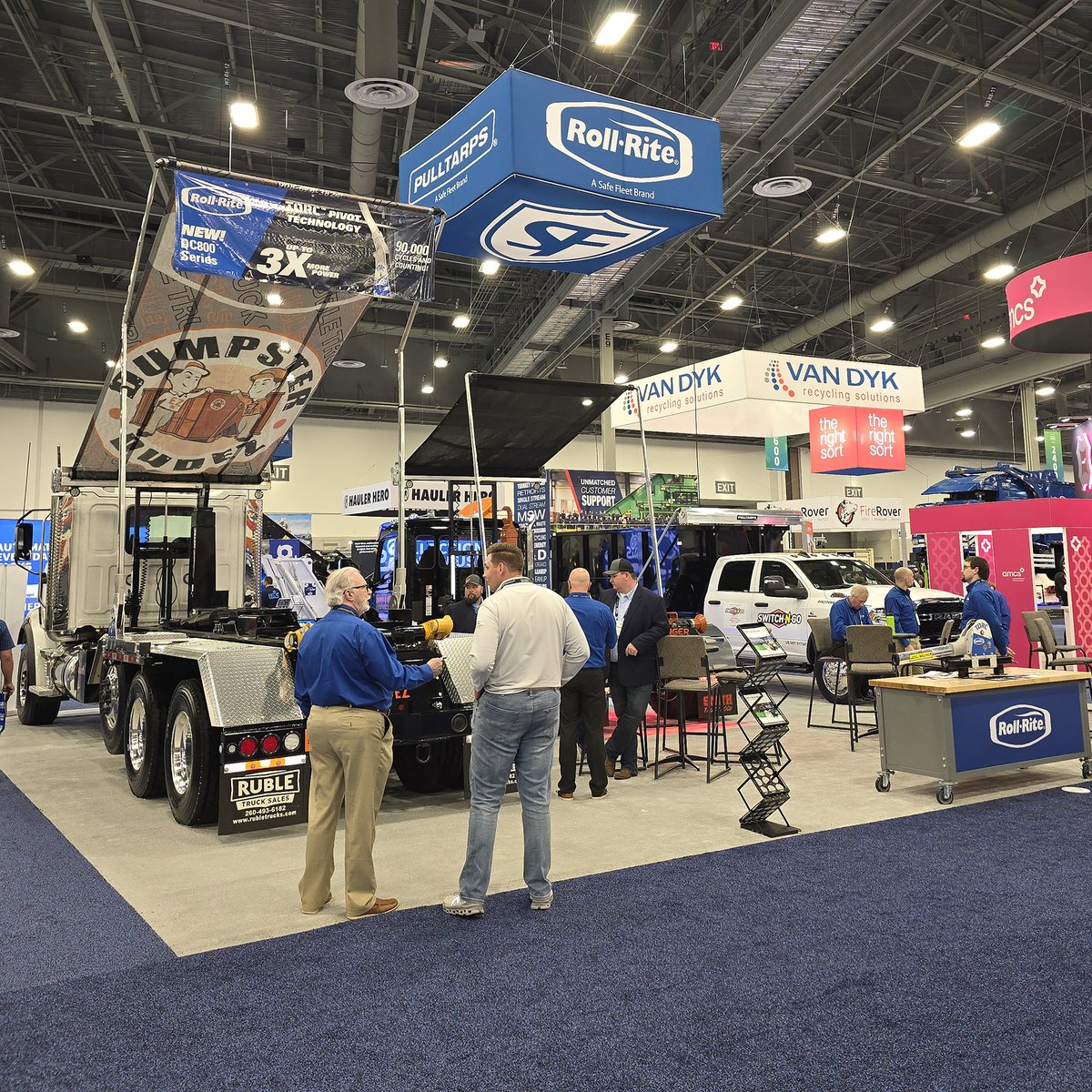 RollRite's tweet image. What happened at Waste Expo?! . . .

👀 Did you see our new DC800 with TORC™ Pivot Technology?
♣️ Did you get a poker chip?
💬 Did you talk to our tarp experts?

There&apos;s still time to catch us in Booth# 2753.

#rollrite #tarps #tarpsystem #WasteExpo #rolloff #hooklift #waste