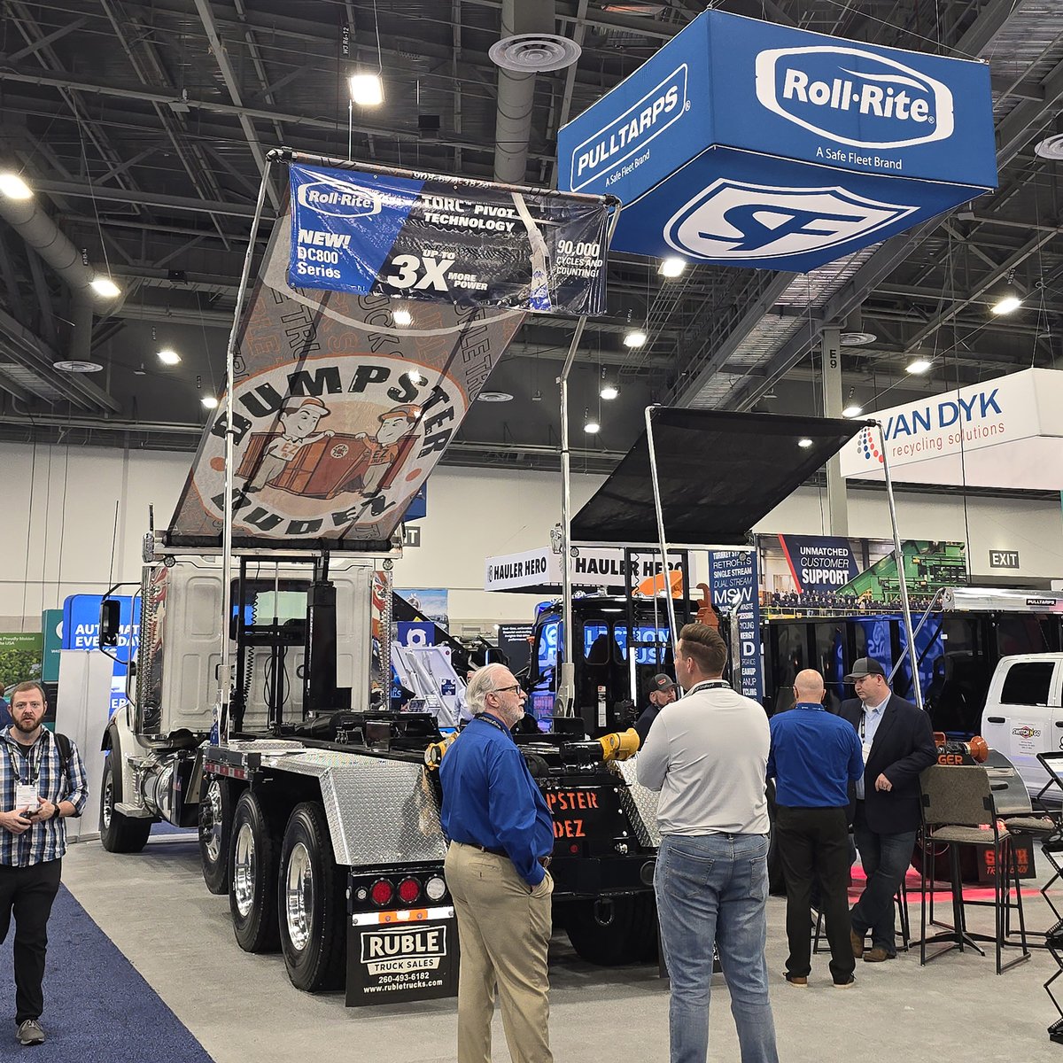 RollRite's tweet image. What happened at Waste Expo?! . . .

👀 Did you see our new DC800 with TORC™ Pivot Technology?
♣️ Did you get a poker chip?
💬 Did you talk to our tarp experts?

There&apos;s still time to catch us in Booth# 2753.

#rollrite #tarps #tarpsystem #WasteExpo #rolloff #hooklift #waste
