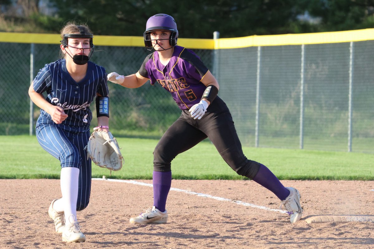 A busy Tuesday night in Gilman included a team victory for the girls and second-place finish for the boys in the Pirates’ home track invite, a 17-3 baseball loss to Columbus Catholic and two five-inning losses to Columbus in softball.