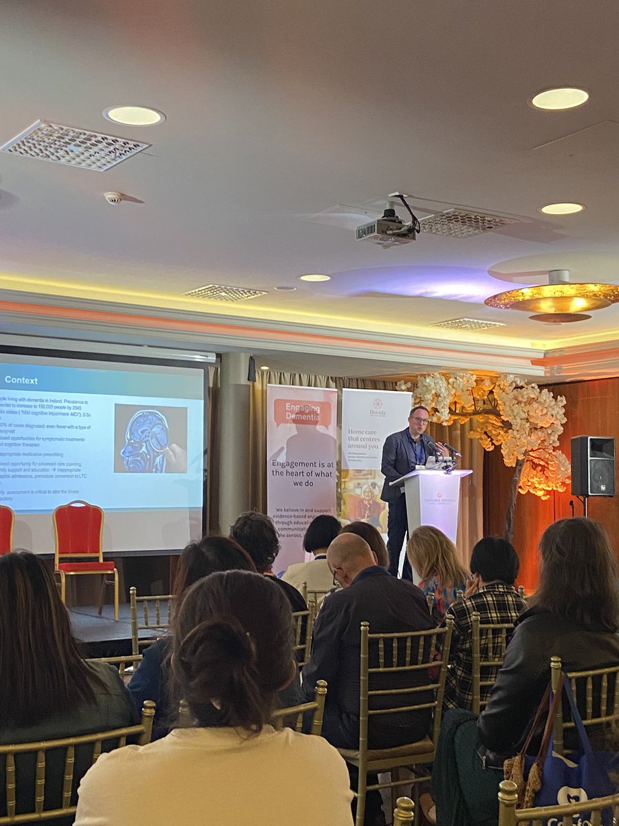 Dovida Ireland (@dovidaireland) on Twitter photo How do you implement a model of care?
As the number of people living with dementia is set to increase in coming years, Paul Maloney goes through an overview and implementation of the model of care for dementia in Ireland. <a href="/EngagingDemIrl/">Engaging Dementia</a> #17dementiaconference How do you implement a model of care?
As the number of people living with dementia is set to increase in coming years, Paul Maloney goes through an overview and implementation of the model of care for dementia in Ireland. <a href="/EngagingDemIrl/">Engaging Dementia</a> #17dementiaconference