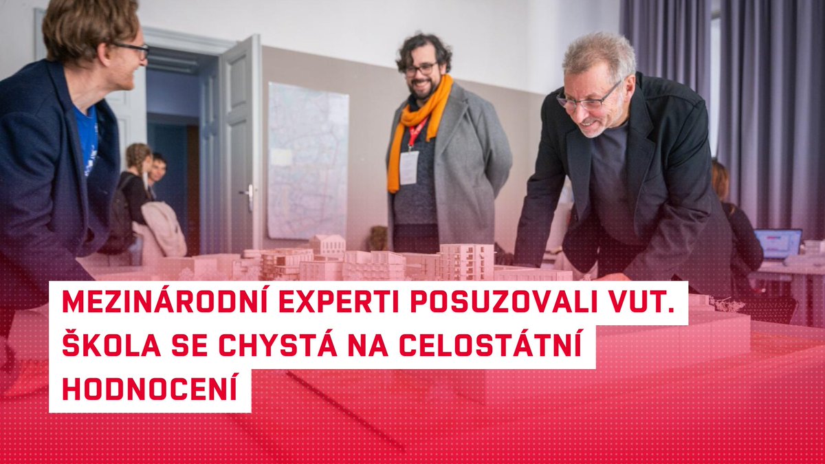 ✅ VUT prošlo dvouletým interním hodnocením vědy a výzkumu, které připravilo univerzitu na letošní celonárodní evaluaci. Zapojilo se 45 zahraničních expertů z 25 zemí – třetinu z nich tvořily ženy. Více ➡️ vut.cz/vut/f19528/d28…