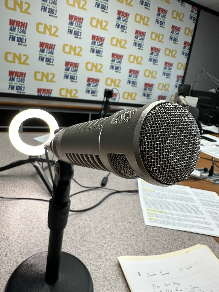 Doing my best Lucas McFadden impersonation again on <a href="/WRHI/">WRHI Radio FM 100.1 📻📱🖥</a> Palmetto Mornings.