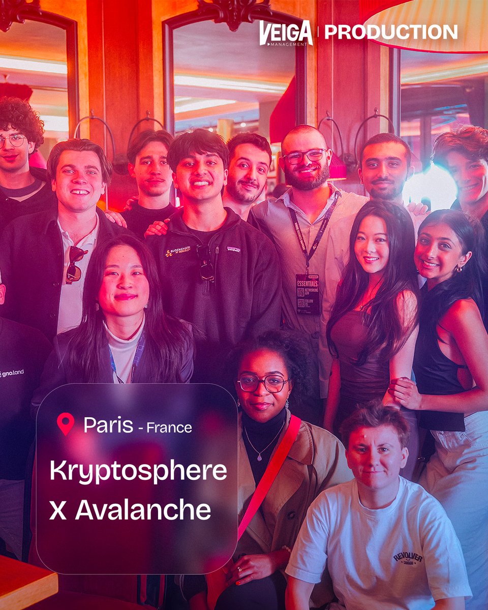 Veiga Management (@veigamanagement) on Twitter photo Lors de la #ParisBlockchainWeek 2025, nous avons une nouvelle fois eu la joie de collaborer avec <a href="/KRYPTOSPHERE_/">KRYPTOSPHERE®</a>, partenaire de longue date, à l’occasion d’un side event organisé avec <a href="/avax/">Avalanche🔺</a>.
Nous avons assuré l’ensemble du tournage durant cet événement.
Merci à <a href="/PautardR/">Raph Pautard</a> et à Lors de la #ParisBlockchainWeek 2025, nous avons une nouvelle fois eu la joie de collaborer avec <a href="/KRYPTOSPHERE_/">KRYPTOSPHERE®</a>, partenaire de longue date, à l’occasion d’un side event organisé avec <a href="/avax/">Avalanche🔺</a>.
Nous avons assuré l’ensemble du tournage durant cet événement.
Merci à <a href="/PautardR/">Raph Pautard</a> et à