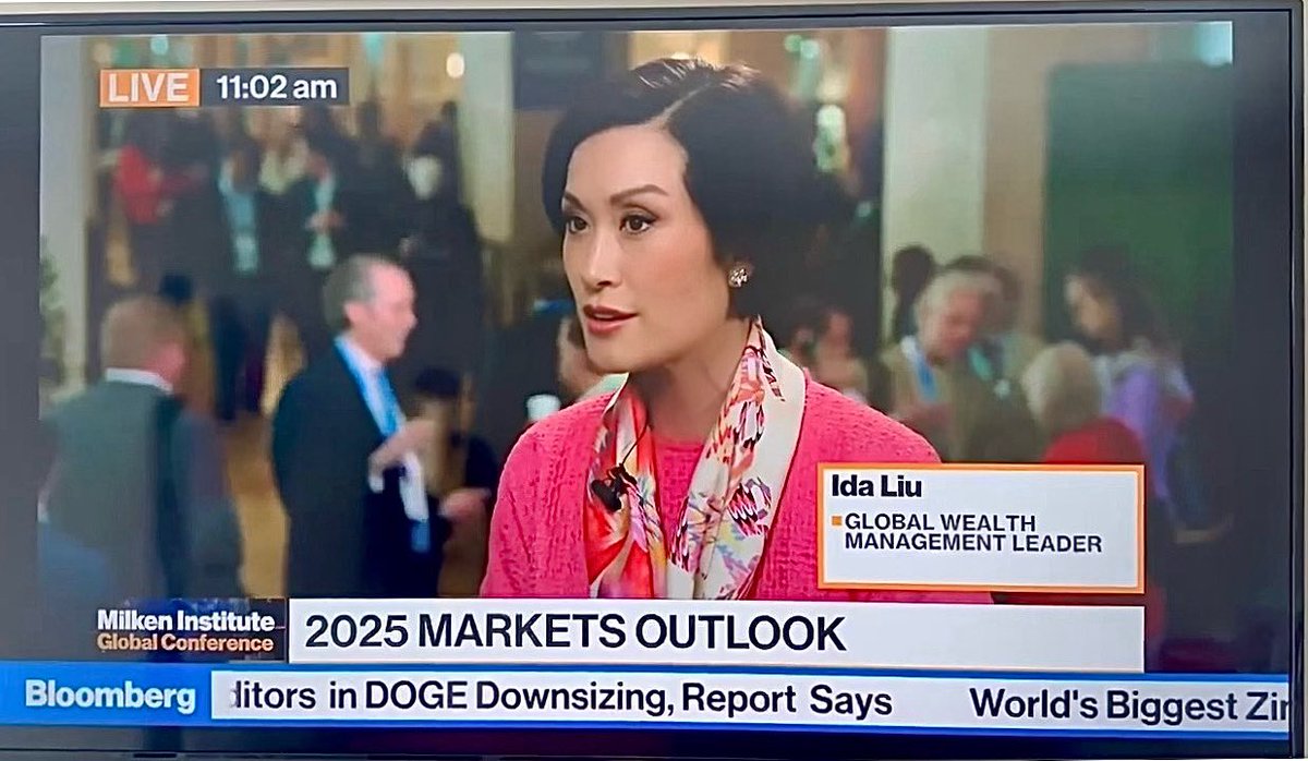 Great to join <a href="/Bloomberg/">Bloomberg</a> at Milken Global Conference — we covered tariffs, investor sentiment, AI, longevity, clean energy &amp; more. Grateful for the dialogue and Milken’s platform for high-impact conversations.

#Milken2025 #Bloomberg #AI  #InvestorSentiment #GlobalMarkets
