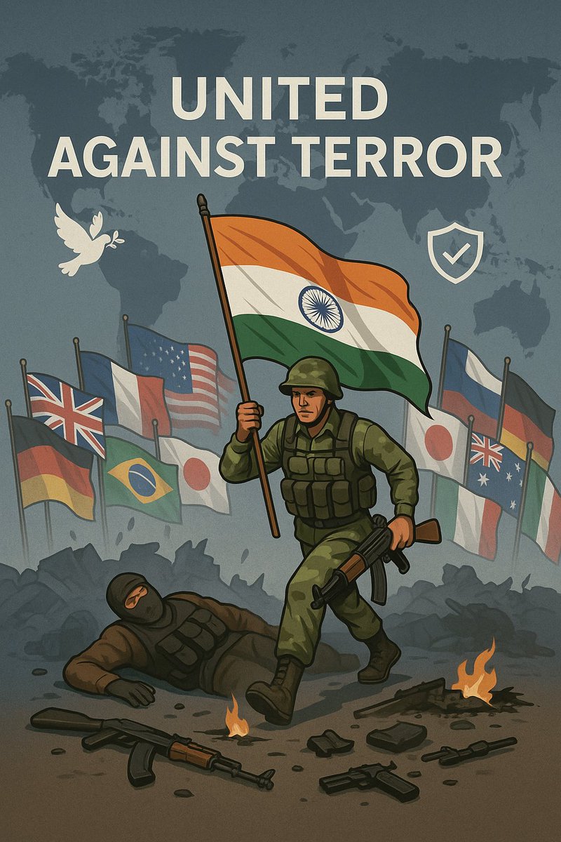 _saketanand's tweet image. It’s not India vs Pakistan. It’s India vs Terrorism. The world should stand with India against Terrorism. 

#PahalgamTerroristAttack #IndianArmy #IndiaPakistanWar