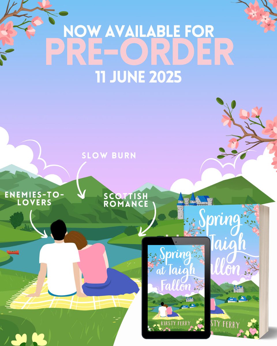 Spring at Taigh Fallon has had a <a href="/JoffeBooks/">JOFFE BOOKS</a> <a href="/ChocLituk/">Choc Lit Publishing</a> makeover and is out for pre release, published on 11th June if you haven't read it yet! X amazon.co.uk/Spring-Taigh-F…