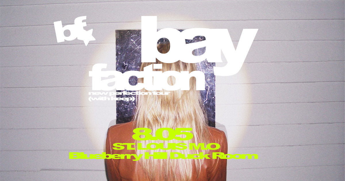 JUST ADDED: New Perfection Tour <a href="/BayFaction/">BAY FAC</a> at Blueberry Hill Duck Room |08.05| with <a href="/KeepVA/">KEEP</a>. On Sale Friday, May 9th at 11am!

More info: tinyurl.com/3t4y4ubm