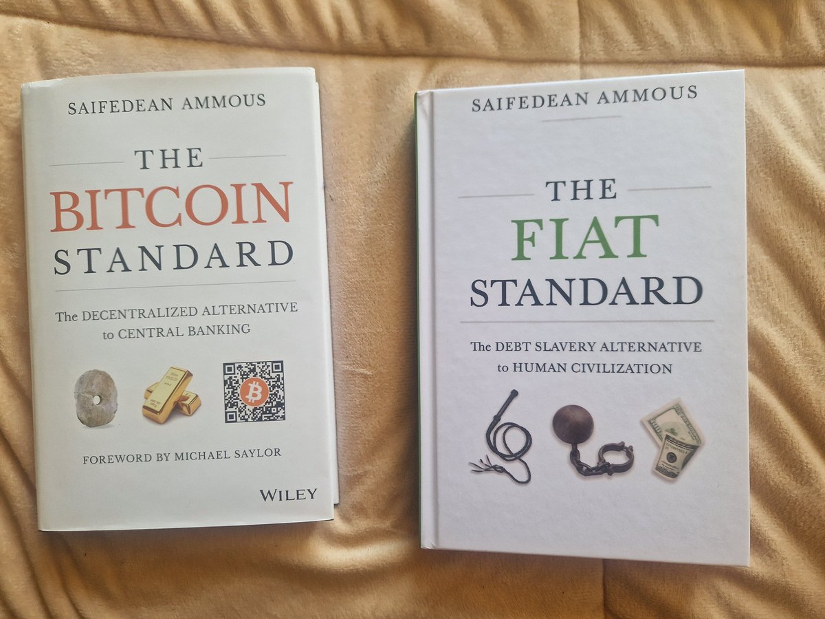 Orddth's tweet image. Just finished the bitcoin standard and ready to dive into the fiat standard ! I am enjoying this way much than i thought i would !
Thank you a lot for your work and your books sir @saifedean