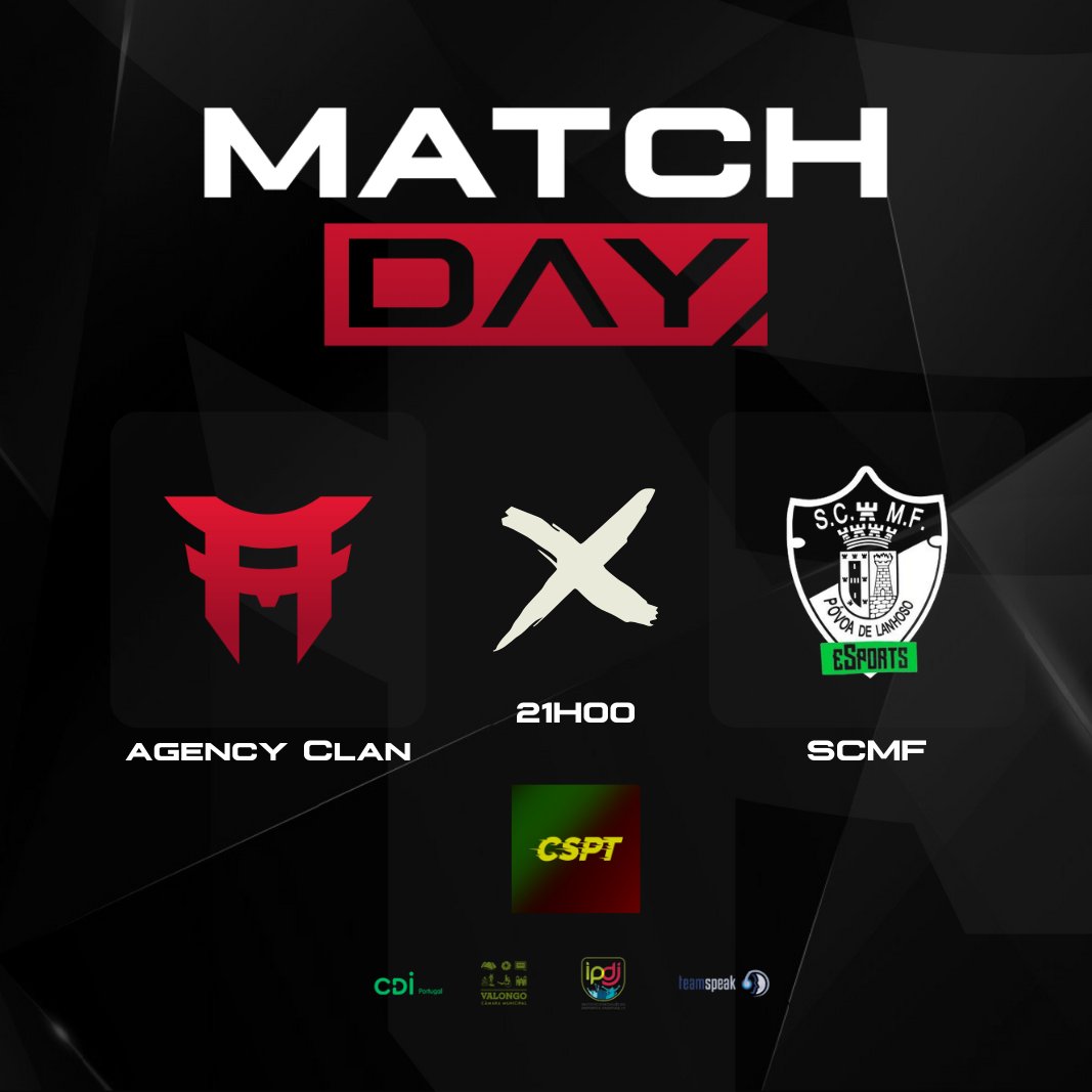 The Agency Clan (@agency_clan) on Twitter photo 🕹️Vamos a jogo na CSPortuguês S1: Divisão 1!
🆚 <a href="/SCMF_eSports/">S.C. Maria da Fonte eSports</a>
🕘 21h
📺 twitch.tv/csportugues1
🥷GL 🕹️Vamos a jogo na CSPortuguês S1: Divisão 1!
🆚 <a href="/SCMF_eSports/">S.C. Maria da Fonte eSports</a>
🕘 21h
📺 twitch.tv/csportugues1
🥷GL