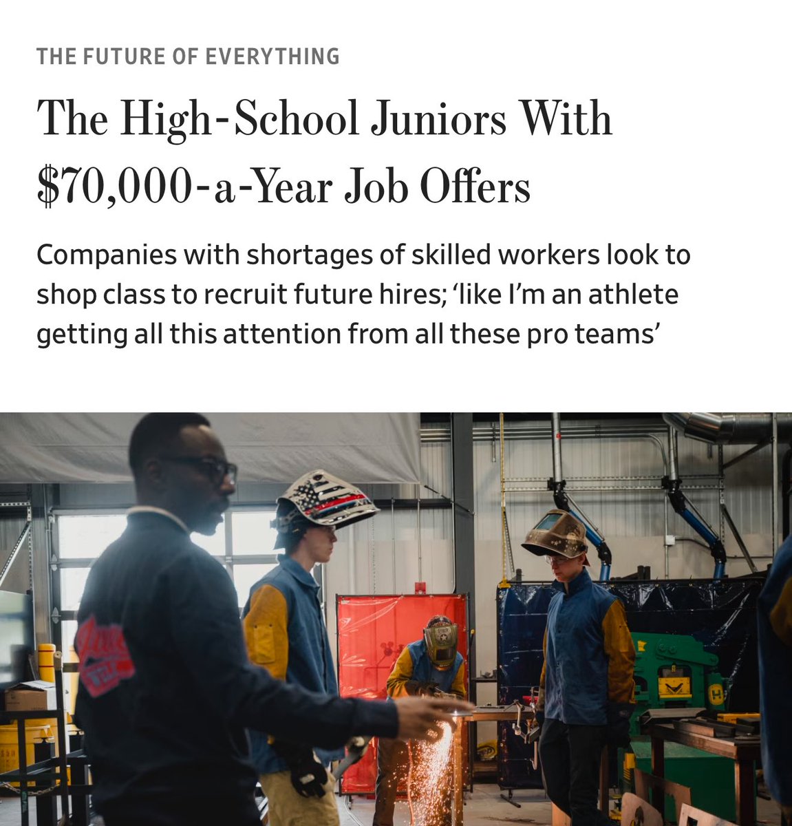 Trillion dollar idea: More high school shop classes. Less student loans for unmarketable college degrees.