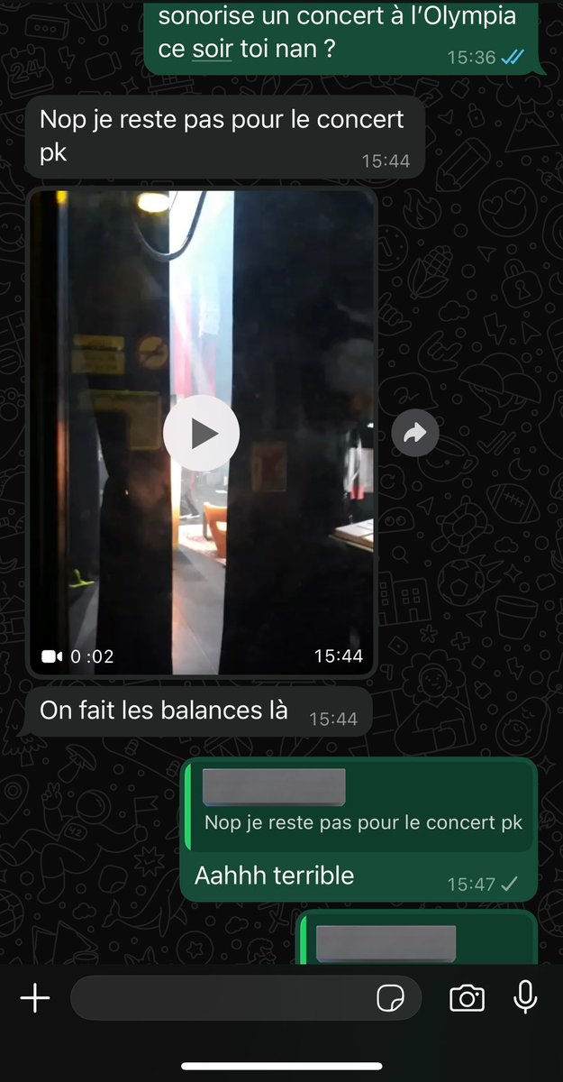 Pas mon pote qui fait les balances de krisy