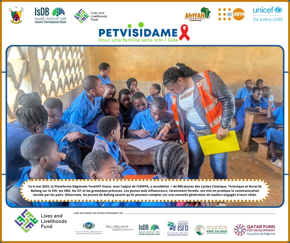 AfriYAN_Camer's tweet photo. 🚀#Bafang: Jour 2 percutant!💪 La Plateforme Régionale YouthFP Ouest a sensibilisé + de 800 jeunes (Lycées Classique, Technique,Rural) sur #VIH/IST, #PTME,🫄 précoces, #VBG, drogues. Engagement incroyable malgré les examens!Ensemble,construisons un avenir plus sain et informé. https://t.co/fWC2ESz7hv