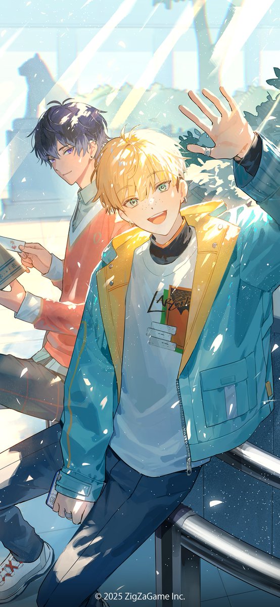 東京ディバンカーの魔除けの絵札 「【騒音ツーショット】歩二 魁斗」を