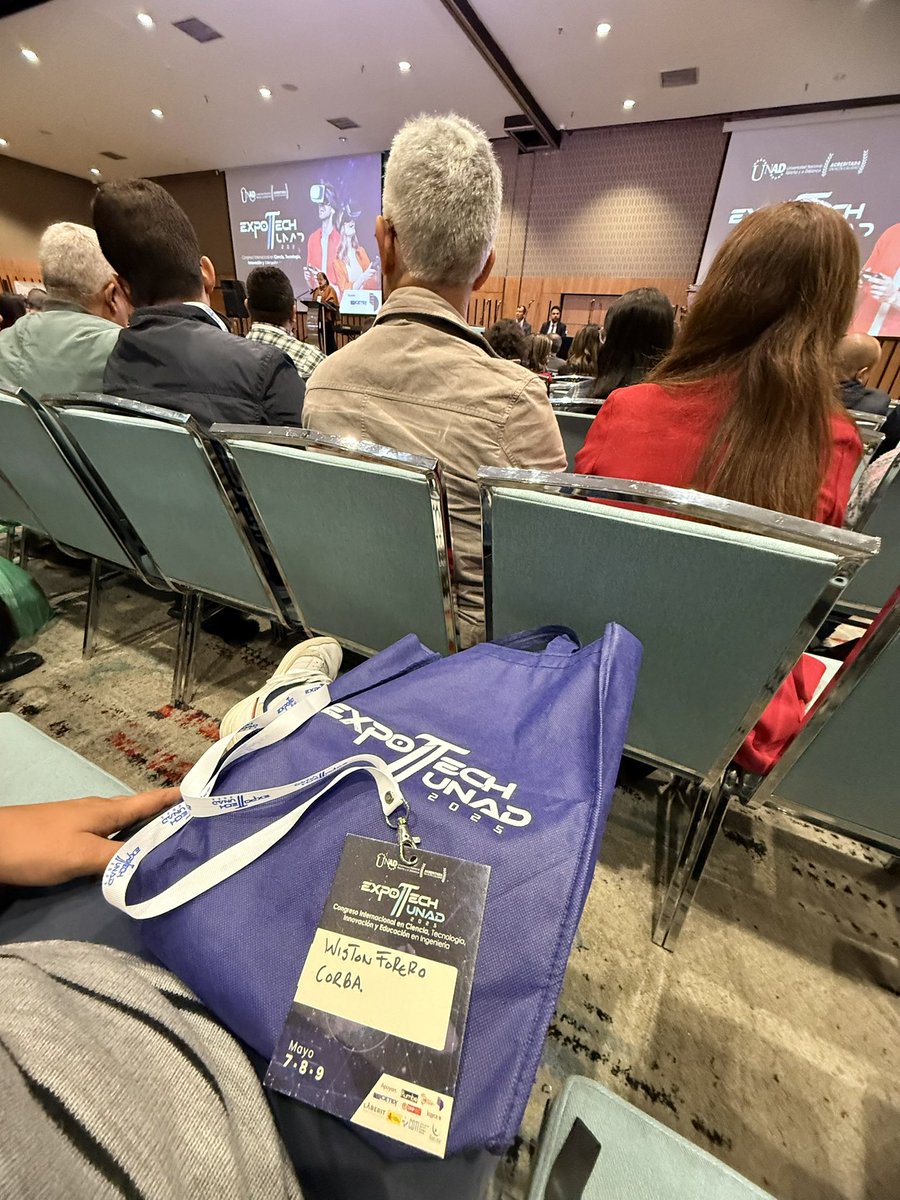 wiforeroco's tweet image. Hoy participando en el Congreso Internacional en Ciencia, Tecnología, Innovación y Educación en Ingeniería #EXPOTECH UNAD 2025. Día 1. 

7, 8 y 9 de mayo | Hotel Sheraton

#UNAD #ExpotechUNAD2025