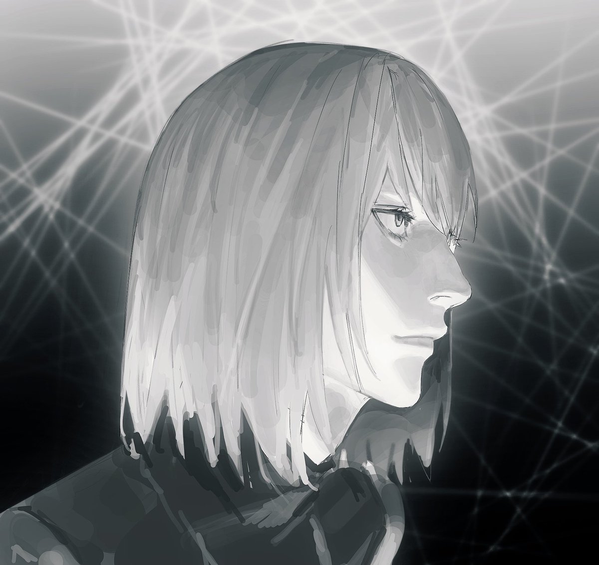 Ouragan0823's tweet image. #DEATHNOTE #デスノート #Mello 
視線