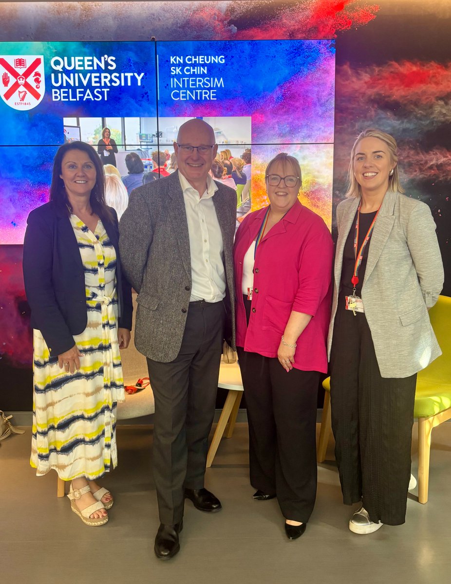 QUB Simulation Centre (@qubintersim) on Twitter photo Great to welcome <a href="/QUBelfast/">Queen's University Belfast 🎓</a> alumnus Harry McQuillan, Chair of <a href="/numarkpharmacy/">Numark Pharmacists</a>, to our centre this morning to hear about Siobhán’s IPE work shaping future pharmacists and healthcare teams. <a href="/HMcQNumarkUK/">Harry McQuillan</a> Great to welcome <a href="/QUBelfast/">Queen's University Belfast 🎓</a> alumnus Harry McQuillan, Chair of <a href="/numarkpharmacy/">Numark Pharmacists</a>, to our centre this morning to hear about Siobhán’s IPE work shaping future pharmacists and healthcare teams. <a href="/HMcQNumarkUK/">Harry McQuillan</a>