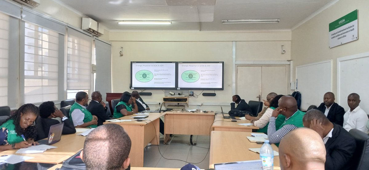 Interdisciplinary Consortium 4 Epidemics Research (@icer_global) on Twitter photo Happening now: A joint WHO/AFRICA CDC Incident Management & Support Team on Mpox visits Uganda’s Ministry of Health, Ministerial SAC, and the Research Pillar. <a href="/MinofHealthUG/">Ministry of Health- Uganda</a> <a href="/MakerereCHS/">Makerere University College of Health Sciences</a> <a href="/brucekirenga/">Bruce Kirenga</a> <a href="/winterzie/">Winters Muttamba Themba 🇺🇬🇷🇼</a> <a href="/SabiitiwWilber/">Wilber Sabiiti</a> <a href="/AfricaCDC/">Africa CDC</a> <a href="/Lung_Institute/">Makerere University Lung Institute</a> <a href="/MRC_Uganda/">MRC/UVRI and LSHTM Uganda Research Unit</a> @ Happening now: A joint WHO/AFRICA CDC Incident Management & Support Team on Mpox visits Uganda’s Ministry of Health, Ministerial SAC, and the Research Pillar. <a href="/MinofHealthUG/">Ministry of Health- Uganda</a> <a href="/MakerereCHS/">Makerere University College of Health Sciences</a> <a href="/brucekirenga/">Bruce Kirenga</a> <a href="/winterzie/">Winters Muttamba Themba 🇺🇬🇷🇼</a> <a href="/SabiitiwWilber/">Wilber Sabiiti</a> <a href="/AfricaCDC/">Africa CDC</a> <a href="/Lung_Institute/">Makerere University Lung Institute</a> <a href="/MRC_Uganda/">MRC/UVRI and LSHTM Uganda Research Unit</a> @