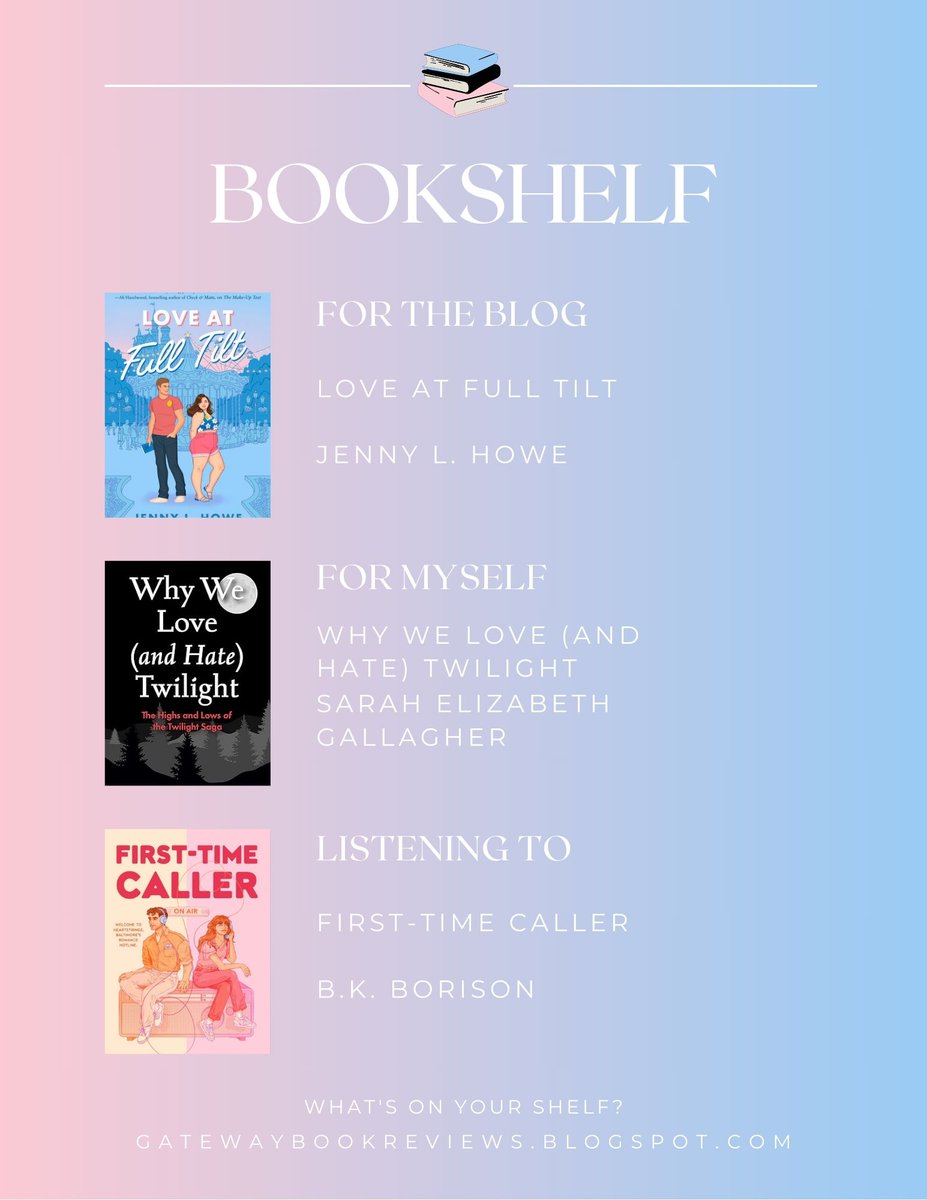 ERLeVar1031's tweet image. Mid-week check-in, #BookTwt! 💙📚
What's everybody reading this week? I've just started reading Sarah Elizabeth Gallagher's WHY WE LOVE (AND HATE) TWILIGHT, and I'm having so much fun! It's good for a laugh (and quite insightful, too).