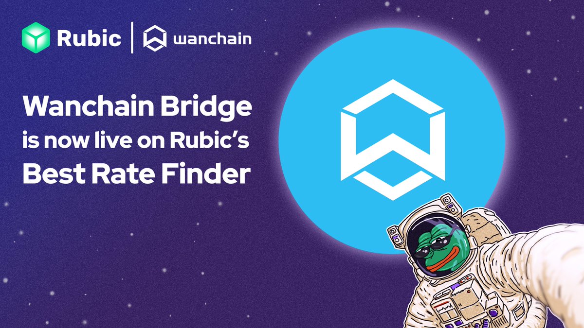 Rubic (@cryptorubic) on Twitter photo Smoother swaps for stables & natives on Rubic’s Best Rate Finder!
We’ve integrated <a href="/wanchain_org/">Wanchain</a> — a fully decentralized bridge — to boost cross-chain swaps across <a href="/ethereum/">Ethereum</a>, <a href="/BNBCHAIN/">BNB Chain</a>, <a href="/Optimism/">optimism.eth</a>, <a href="/0xPolygon/">Polygon</a>, <a href="/avax/">Avalanche🔺</a>, <a href="/arbitrum/">Arbitrum</a>, <a href="/MetisL2/">Metis🌿</a>, <a href="/zksync/">ZKsync (∎, ∆)</a> Era, <a href="/base/">Base</a> & <a href="/LineaBuild/">Linea.eth</a>. Smoother swaps for stables & natives on Rubic’s Best Rate Finder!
We’ve integrated <a href="/wanchain_org/">Wanchain</a> — a fully decentralized bridge — to boost cross-chain swaps across <a href="/ethereum/">Ethereum</a>, <a href="/BNBCHAIN/">BNB Chain</a>, <a href="/Optimism/">optimism.eth</a>, <a href="/0xPolygon/">Polygon</a>, <a href="/avax/">Avalanche🔺</a>, <a href="/arbitrum/">Arbitrum</a>, <a href="/MetisL2/">Metis🌿</a>, <a href="/zksync/">ZKsync (∎, ∆)</a> Era, <a href="/base/">Base</a> & <a href="/LineaBuild/">Linea.eth</a>.