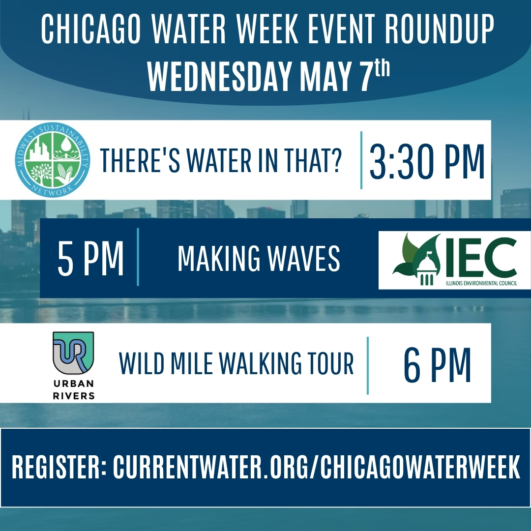 Current (@currentwater) on Twitter photo 🌿💧 Today's Chicago Water Week Highlights 💧🌿
Get outside, get informed, and get inspired with today’s engaging events:
Spring Migration Bird Walk <a href="/Audubon_GL/">Audubon Great Lakes</a>
SOLD OUT: Beach Clean Up <a href="/shedd_aquarium/">Shedd Aquarium</a>
Making Waves: Fighting Misinformation & Disinformation About Water @M. 🌿💧 Today's Chicago Water Week Highlights 💧🌿
Get outside, get informed, and get inspired with today’s engaging events:
Spring Migration Bird Walk <a href="/Audubon_GL/">Audubon Great Lakes</a>
SOLD OUT: Beach Clean Up <a href="/shedd_aquarium/">Shedd Aquarium</a>
Making Waves: Fighting Misinformation & Disinformation About Water @M.
