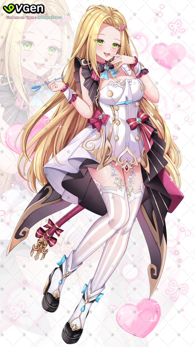Commission for @/cakegamelady 🍰(*ᴗ͈ˬᴗ͈)ꕤ*.ﾟ
Thankyou so much !! 🫶

#Vgen #VGenComm #VGenOpen