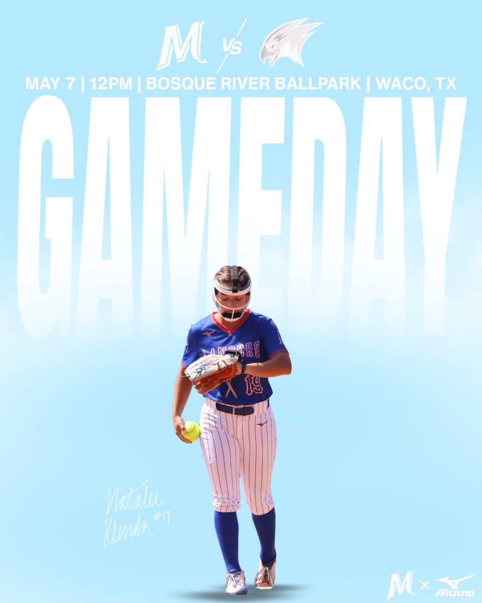 McLennan_SB's tweet image. It’s 𝐆𝐀𝐌𝐄 𝐃𝐀𝐘! 🧡💙
🆚: Howard
⏰: 12:00
📍: Waco, Texas 
🏟: Bosque River Ballpark 
📺: centexsportsnetwork.com
#DreamBigActBigBeBig