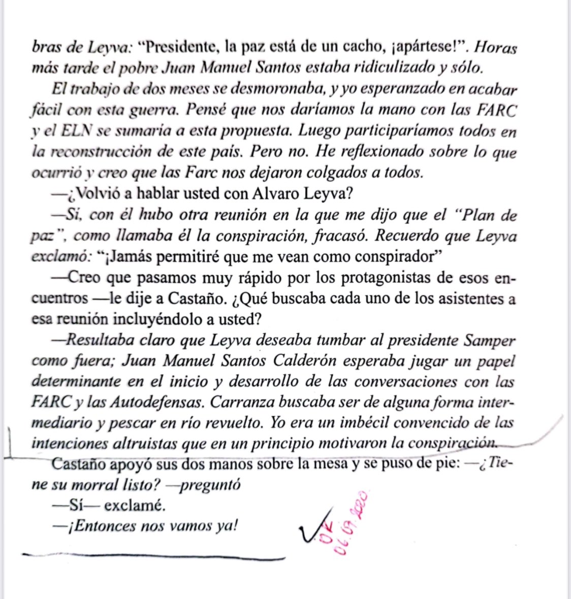 GustavoBolivar's tweet photo. Aparecieron las llaves.
No es la primer vez que Alvaro Leyva intenta tumbar a un presidente. 
En el libro “mi confesión” págs 245 a 248, donde el
Paramilitar Carlos Castaño confiesa sus crímenes, cuenta cómo Leyva intentó tumbar a Samper.
Leamos para entender sus ataques al Pte Petro.

RT La historia de Colombia está llena de traiciones.
Hay que saberse rodear.