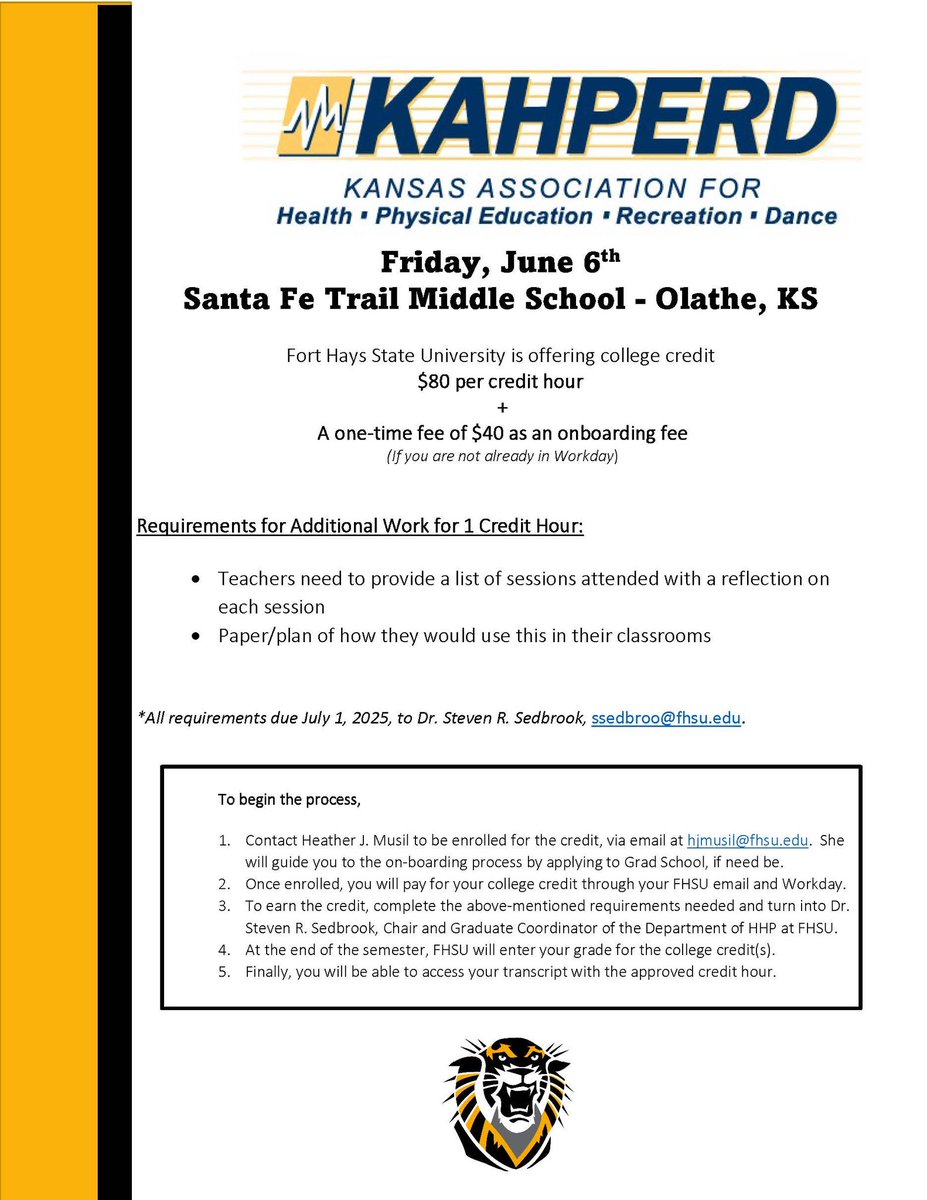 College credit for our Summer Workshop!