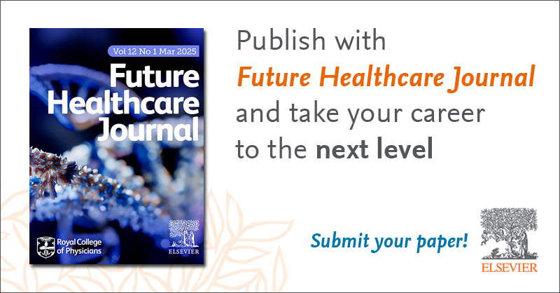 Submit your research paper to <a href="/FutureHealthJ/">FHJ</a> by <a href="/RCPhysicians/">Royal College of Physicians</a> and give your career a boost: spkl.io/60184IR8Q