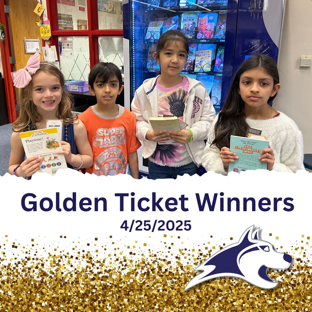 ✨ Golden Ticket Time! ✨
We’re catching up and celebrating two weeks of amazing Wolves! 🐺💙
Sorry for the delay—these shoutouts are well-deserved! 🎉
🏆 4/25: Genevieve, Kennedy, Atharv, Zoha, Mubina, DaMari
🏆 5/2: Nita, Evan, Rawlings, Olivia, Jacob, Jaxon
#TWproud