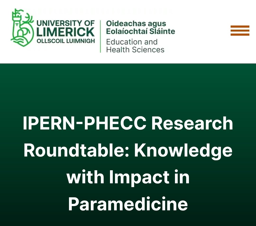 Niall Carty (@nkcmedical) on Twitter photo Delighted to have been invited to speak in Limerick at the IPERN-PHECC research roundtable yesterday. <a href="/UlsterUniSoNP/">Ulster Uni Nursing and Paramedic Scienceđź’™</a> <a href="/UCDcems/">UCD Centre EMS</a> Delighted to have been invited to speak in Limerick at the IPERN-PHECC research roundtable yesterday. <a href="/UlsterUniSoNP/">Ulster Uni Nursing and Paramedic Scienceđź’™</a> <a href="/UCDcems/">UCD Centre EMS</a>