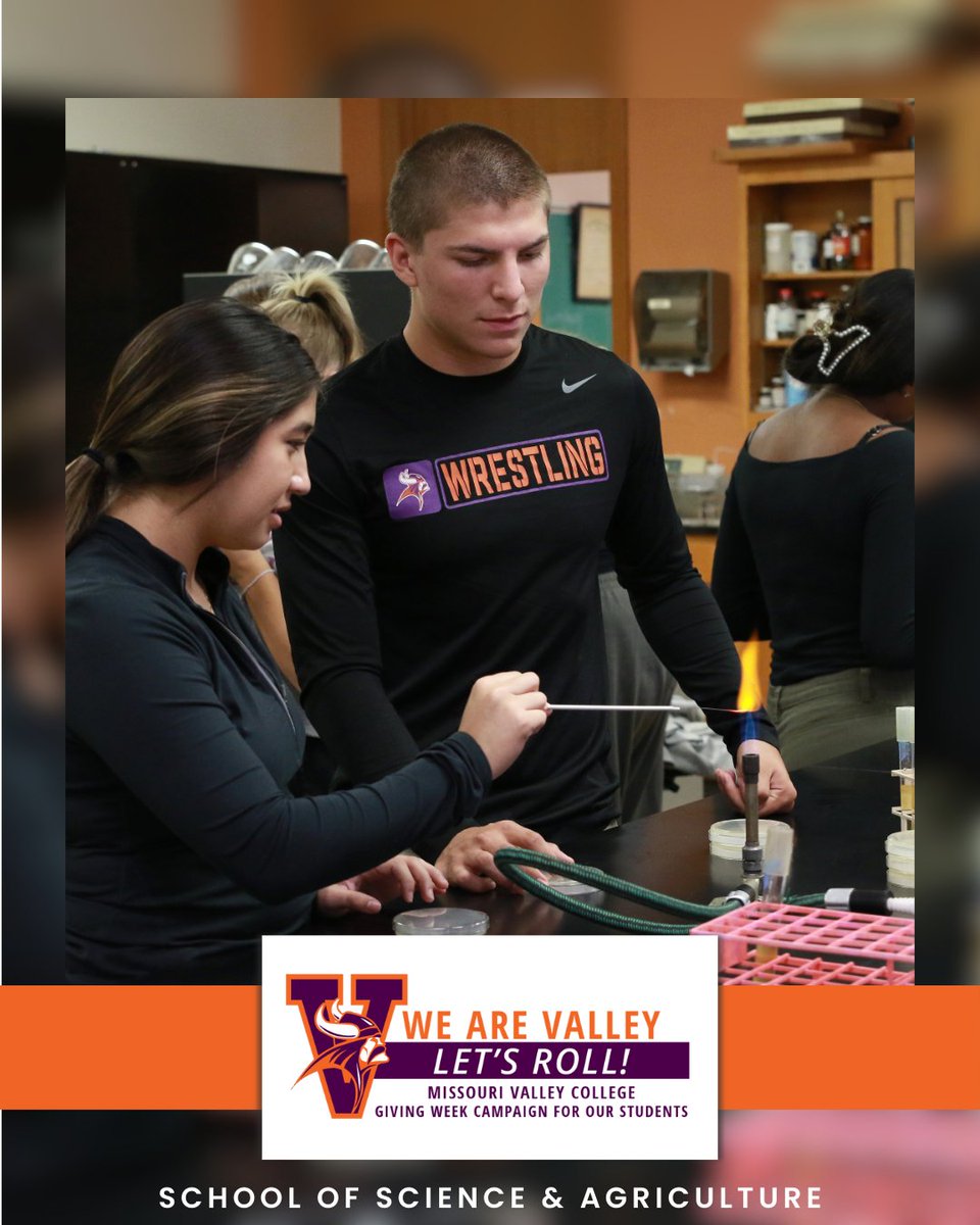 Day four of MVC Giving Week highlights our School of Science &amp; Agriculture. Join us in supporting the voyage of future chemists, biologists and agricultural leaders.

We are Valley! Let’s Roll!

Donate Today! host.nxt.blackbaud.com/donor-form/?sv…