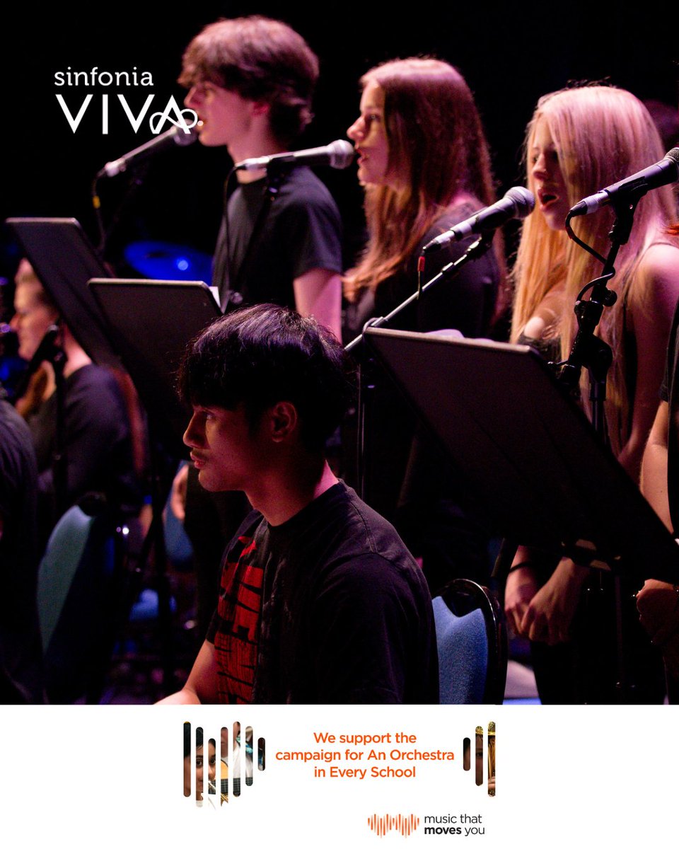 Our latest news post reflects on Mechanical Advantage. Read it here:  sinfoniaviva.co.uk/mechanical-adv…
Today marks the start of <a href="/aborchestras/">ABO</a> #AnOrchestraInEverySchool.
Working with schools is an important part of our work as an orchestra and we're delighted to support them