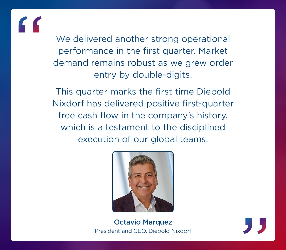 Our Q1 2025 earnings are now available. We achieved a solid performance in Q1, highlighted by a growing backlog driven by strong orders and positive free cash flow. We maintain our 2025 full-year financial outlook and remain on track for our growth plan. dbdnx.co/2SDvuRE