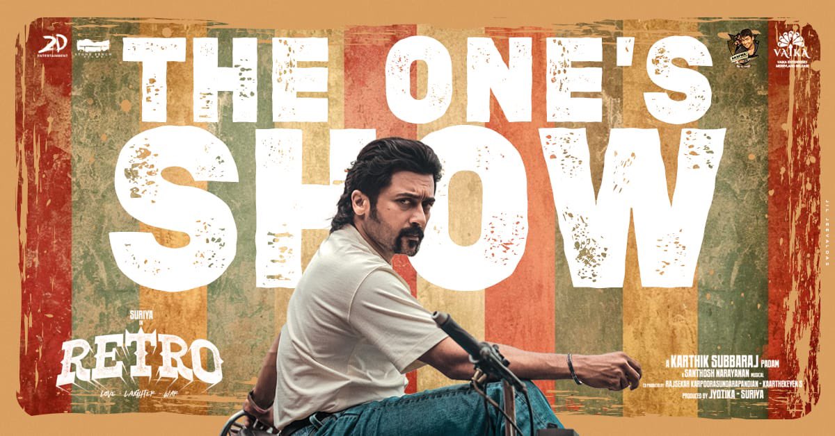 venkat vicky (@venkatvnt) on Twitter photo #TheOne's show Storms at the Box-office 🔥
Witness #Retro on the big screens 🎬
🔗 linktr.ee/RetroTheMovie
<a href="/Suriya_offl/">Suriya Sivakumar</a> <a href="/VaikaMerryland/">vaikaenterprises merryland</a>
<a href="/sarathlal428/">Sarath lal Surya karthi 💞</a> <a href="/rajsekarpandian/">Rajsekar Pandian</a> <a href="/2D_ENTPVTLTD/">2D Entertainment</a> #TheOne's show Storms at the Box-office 🔥
Witness #Retro on the big screens 🎬
🔗 linktr.ee/RetroTheMovie
<a href="/Suriya_offl/">Suriya Sivakumar</a> <a href="/VaikaMerryland/">vaikaenterprises merryland</a>
<a href="/sarathlal428/">Sarath lal Surya karthi 💞</a> <a href="/rajsekarpandian/">Rajsekar Pandian</a> <a href="/2D_ENTPVTLTD/">2D Entertainment</a>