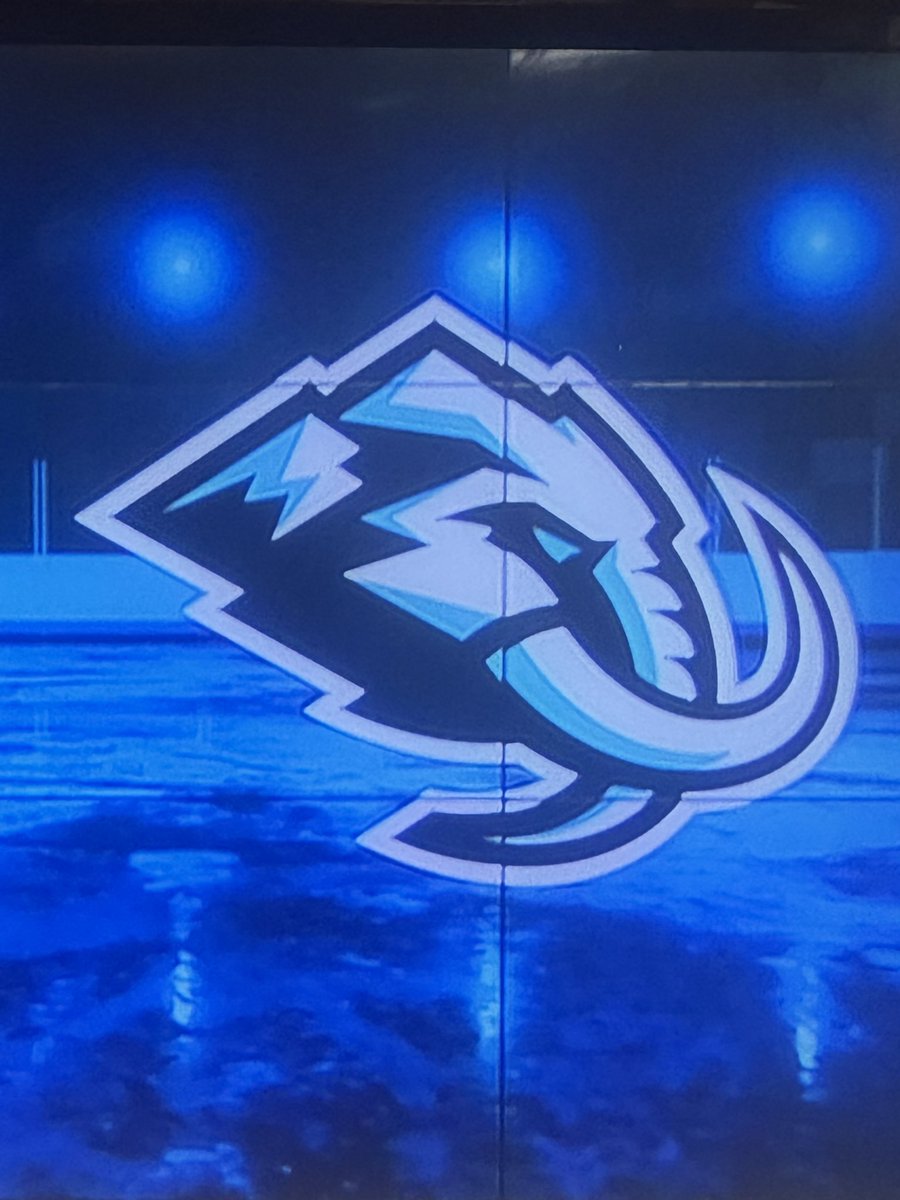 There it is.  The new official logo of the Utah Mammoth.  #utahhockeyclub #utahhockeyclub