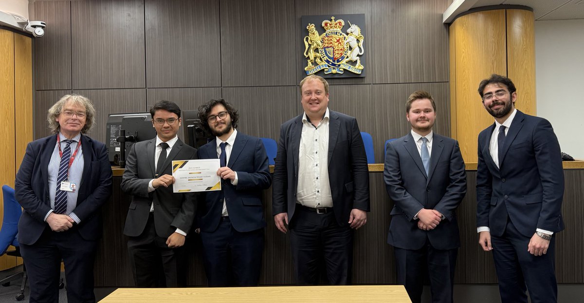 Congratulations to Dominic and Yousaf for winning our internal mooting competition in the case of R v Tweedy. A strong performance from both teams! 

#mooting #law
