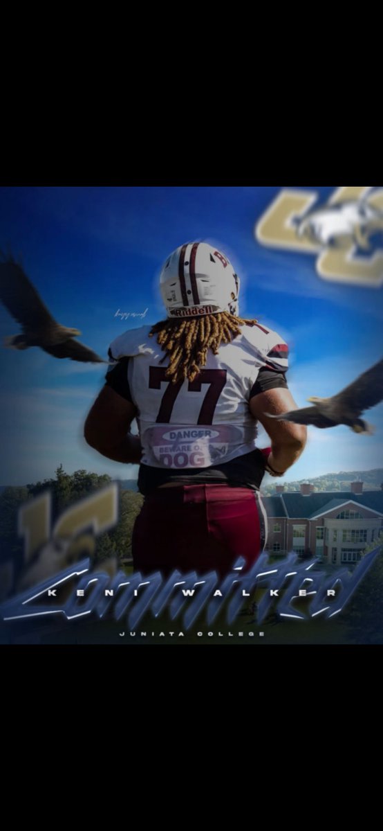 I’m proud to say I’m committed to <a href="/JuniataFootball/">Juniata College Football</a> let’s work