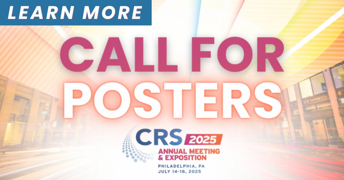 Controlled Release Society (@crsscience) on Twitter photo Missed Out on Submitting Your Late-Breaking Abstract? Don't worry! There will be an additional opportunity to submit an abstract during our Call for Posters submission period opening up very soon, learn more here: ow.ly/nQRY50VOt4X
π«Tips for exploring PHL: <a href="/discoverPHL/">discoverPHL</a> Missed Out on Submitting Your Late-Breaking Abstract? Don't worry! There will be an additional opportunity to submit an abstract during our Call for Posters submission period opening up very soon, learn more here: ow.ly/nQRY50VOt4X
π«Tips for exploring PHL: <a href="/discoverPHL/">discoverPHL</a>