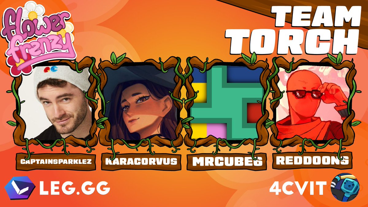 Leg.GG (@legdotgg) on Twitter photo 🌸Welcome Team Torch🌸
<a href="/CaptainSparklez/">CaptainSparklez</a> <a href="/KaraCorvus/">Kara Corvus</a> <a href="/Cube6Mr/">MrCube6</a> <a href="/Reddons1/">Reddons</a>
Watch them race to collect the most flowers!
May 10th 2pm EDT || May 10th 7pm BST 🌸Welcome Team Torch🌸
<a href="/CaptainSparklez/">CaptainSparklez</a> <a href="/KaraCorvus/">Kara Corvus</a> <a href="/Cube6Mr/">MrCube6</a> <a href="/Reddons1/">Reddons</a>
Watch them race to collect the most flowers!
May 10th 2pm EDT || May 10th 7pm BST