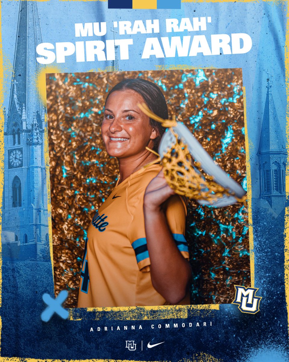 ⭐️2025 TEAM AWARDS⭐️

MU 'RAH RAH' Spirit Award ➡️ Adrianna Commodari 

#WeAreMarquette