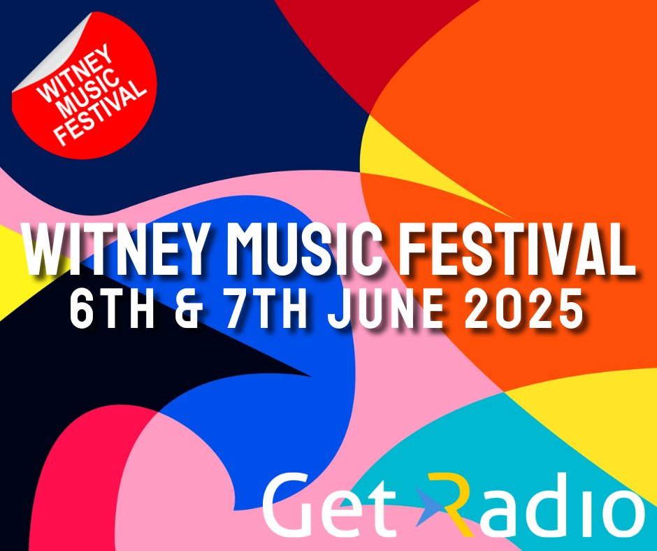 Get Radio (@getradiouk) on Twitter photo 🎶 We can’t wait for <a href="/WitneyMusicFest/">WitneyMusicFestival</a> 2025!
Grab your tickets, gather your mates, and get ready for a great weekend of live music right here in Oxfordshire.
🎟 Full details and tickets available on our website: getradio.co.uk
#WitneyFestival #SupportLocalMusic 🎶 We can’t wait for <a href="/WitneyMusicFest/">WitneyMusicFestival</a> 2025!
Grab your tickets, gather your mates, and get ready for a great weekend of live music right here in Oxfordshire.
🎟 Full details and tickets available on our website: getradio.co.uk
#WitneyFestival #SupportLocalMusic