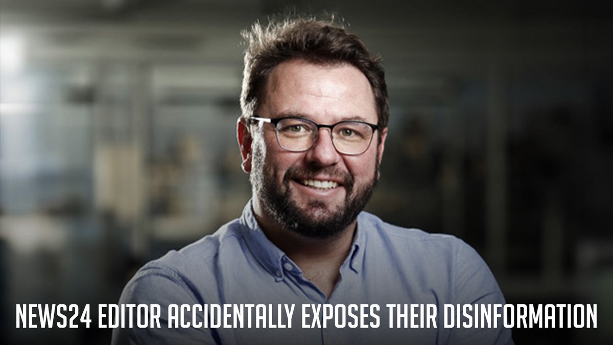 RenaldoGouws's tweet image. News24&apos;s, @PieterDuToit accidentally confirmed that @News24 spreads disinformation. He showed a graph that has no source and called it disinformation, yet, it was found on their website after they tried to hide it from the public.

Video Link: youtu.be/pT2iPivSxWQ