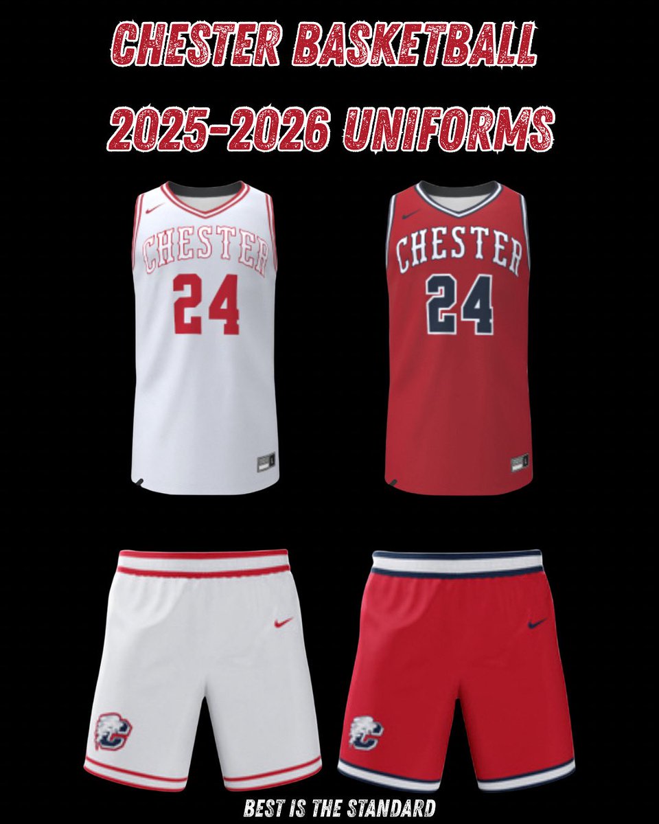 Look Good - Feel Good- Play Good!  #Blessed to represent Chester in these Uni’s next season!
#bebetter